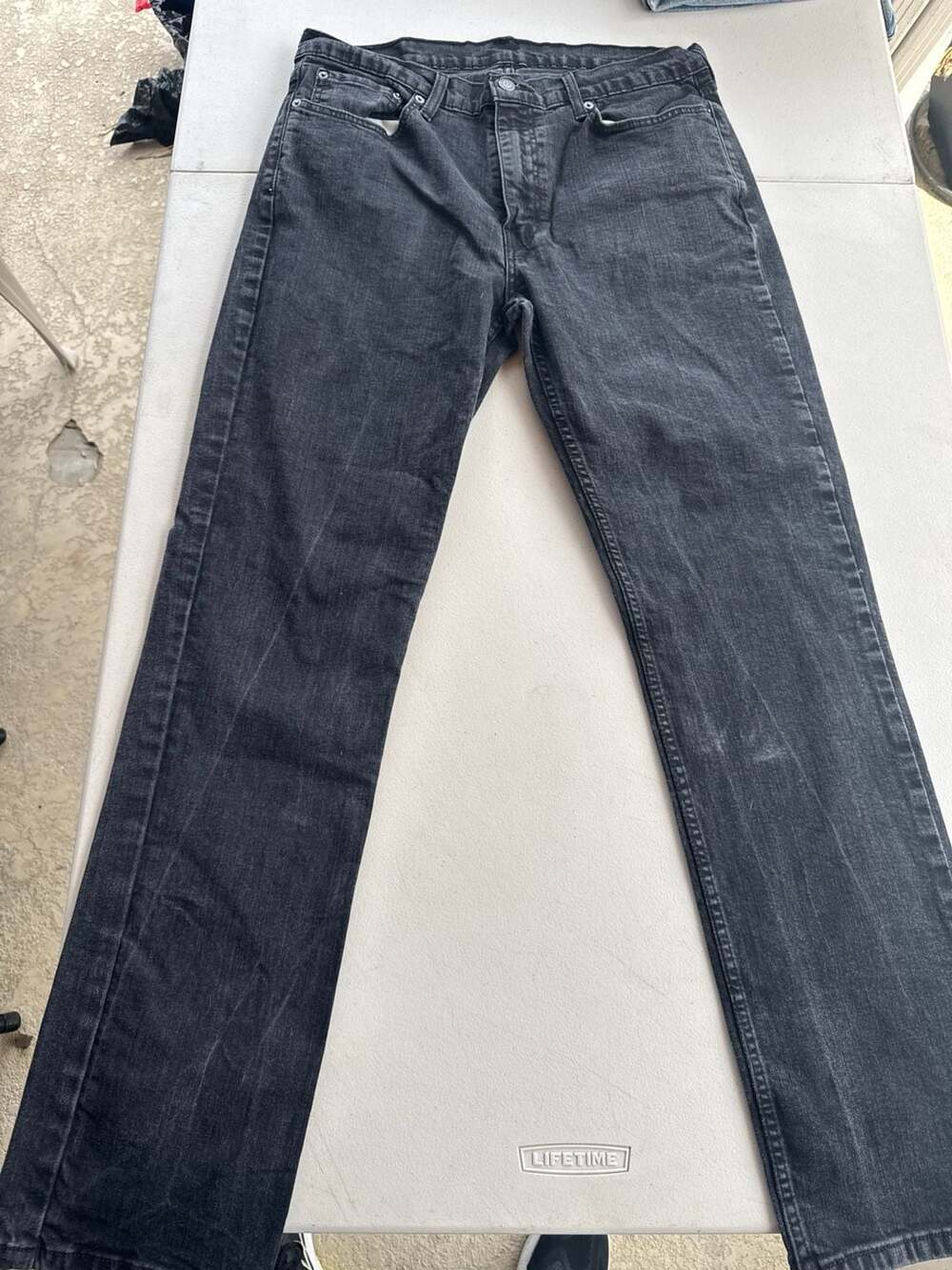 Levi's 514 Straight Fit Black Wash Men's Jeans W36 L34